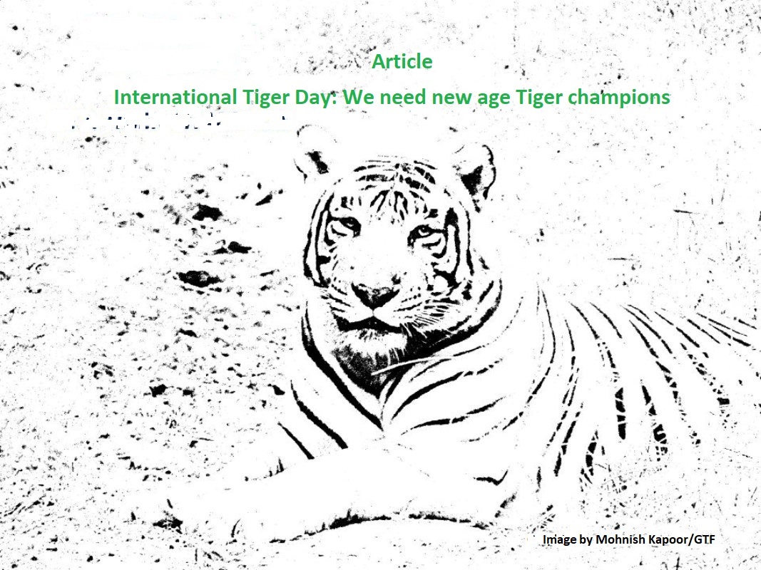 Global Tiger Day Drawing | Save Tiger Drawing | International Tiger Day ...  | Soft pastels drawing, Easy canvas art, Poster drawing